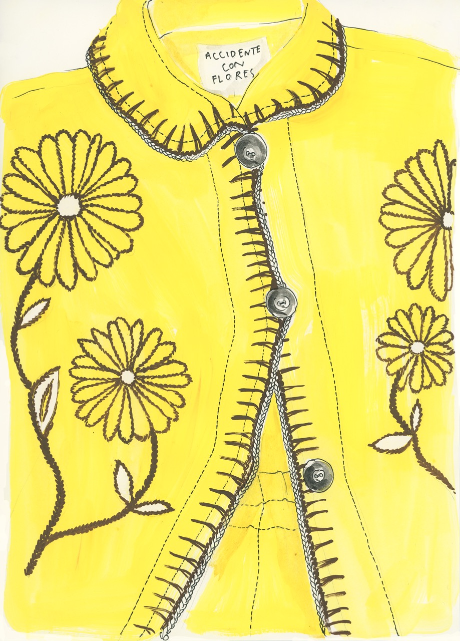 ACCIDENTE CON FLORES - Illustration by MANON CARDIN